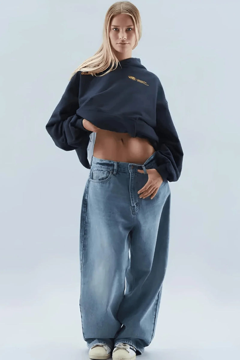 Retro Graphic Oversized Hoodie