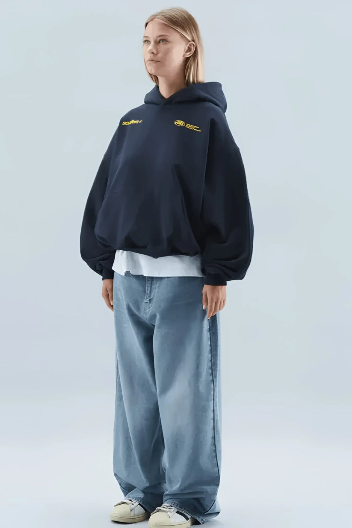Retro Graphic Oversized Hoodie