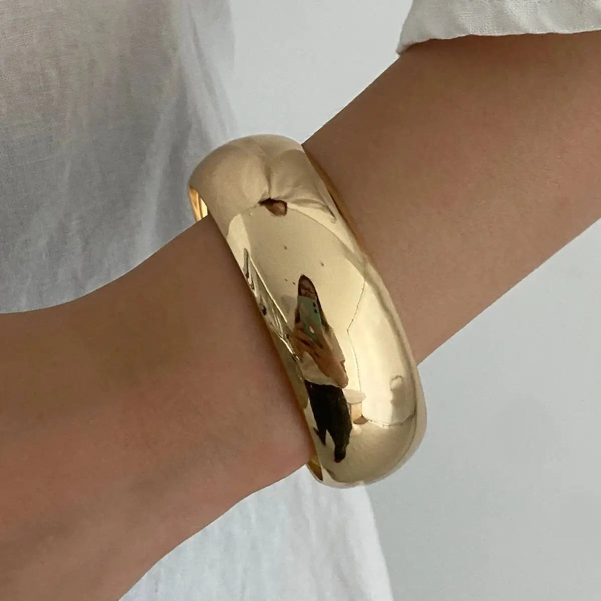 Boho Chunky Stackable Resin Bangles