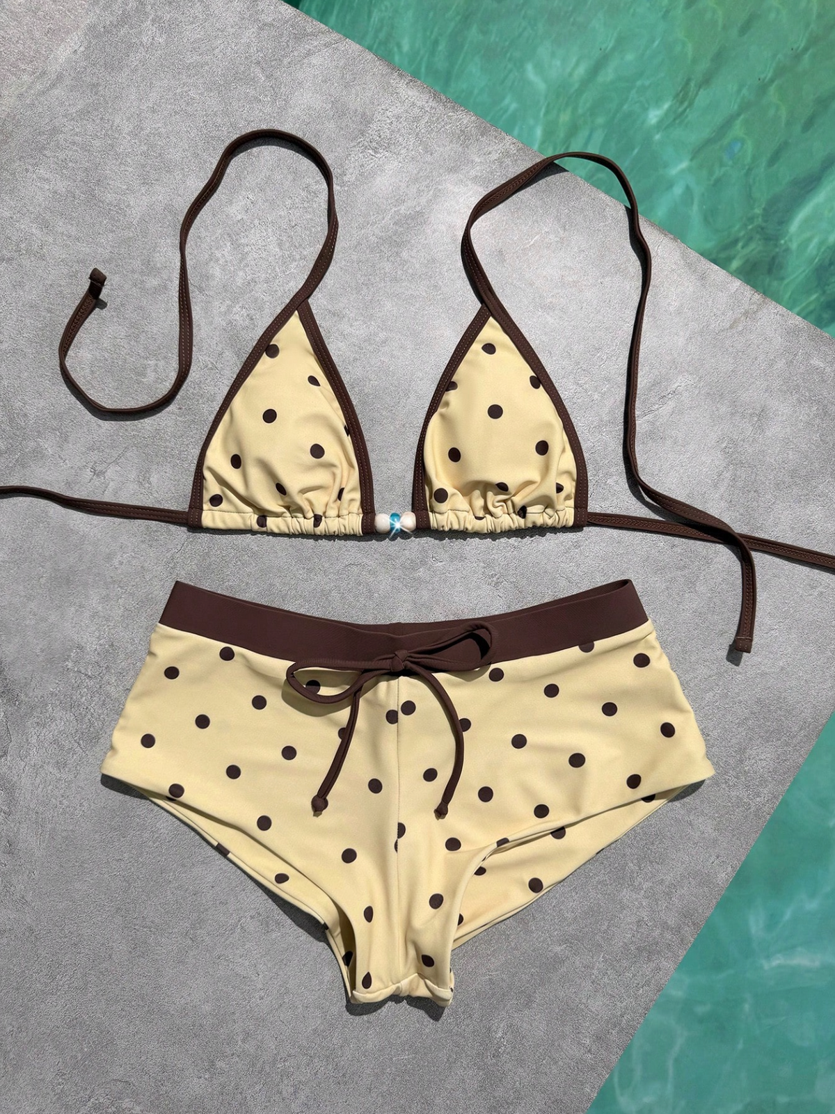 Triangle Top & Boy Shorts Bikini