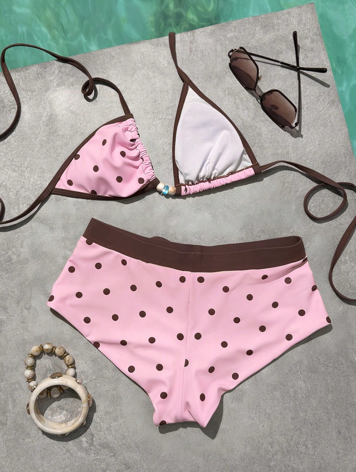 Triangle Top & Boy Shorts Bikini